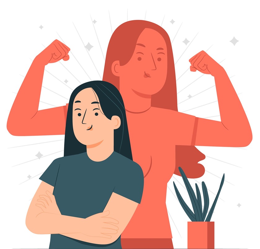 Personal empowerment illustration